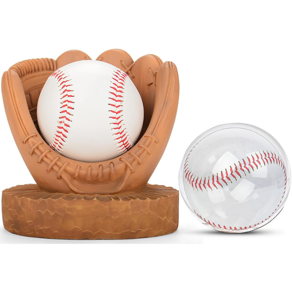 Clear Baseball Holder Case With Stand & Protection