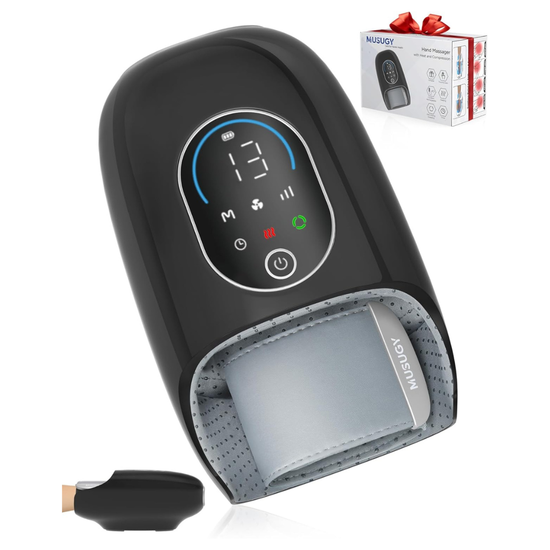 Full Hand & Wrist Air Massager With Heat & Compression