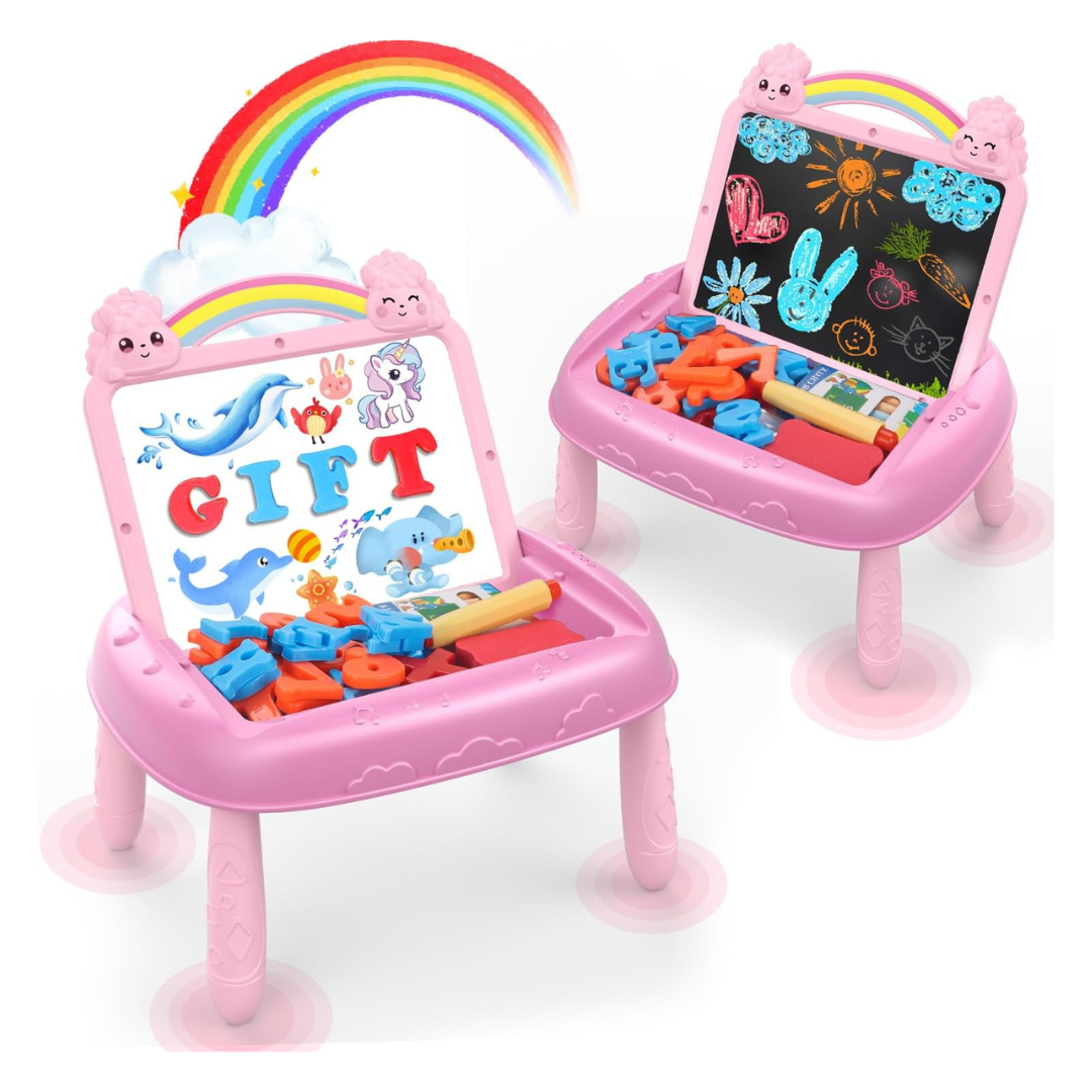 Unicorn Toddler Learning Toy With Magnetic Letters & Numbers (Various)