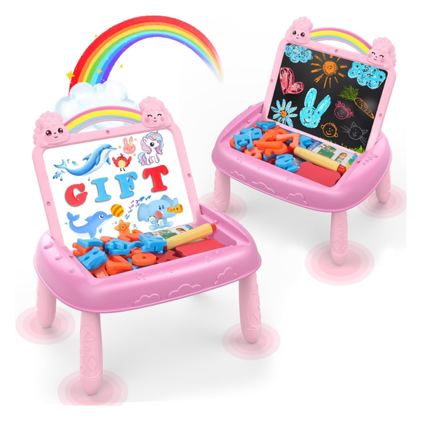 Unicorn Toddler Learning Toy With Magnetic Letters & Numbers (Various)