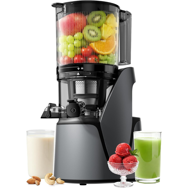 3-in-1 Cold Press Juicer Machine With 6.5" Extra Large Chute