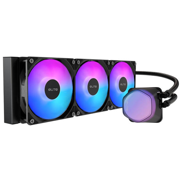 Cooler Master 360 Elite Liquid CPU Dual-Chamber Cooler W/ ARGB Lighting