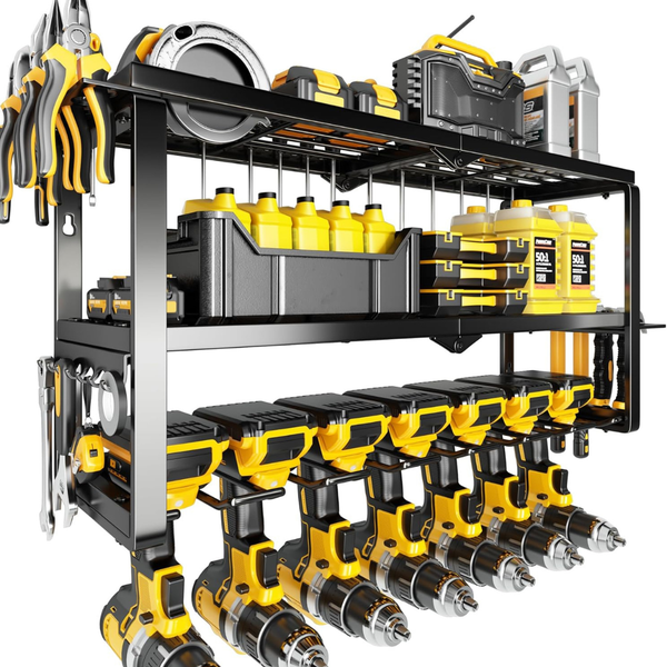 3-Tier Hipidian Power Tool Wall Mount Organizer (300-Lbs Capacity)