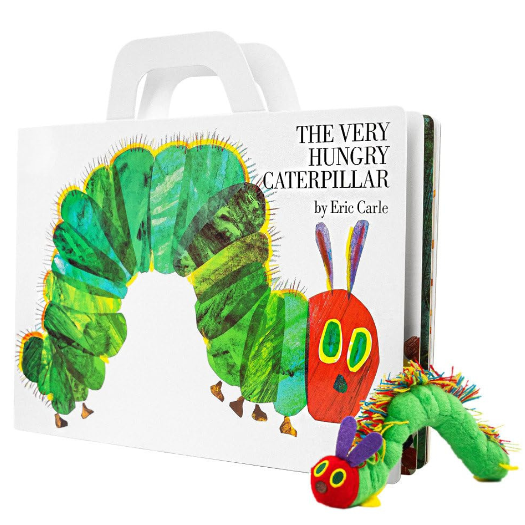Eric Carle The Very Hungry Caterpillar Giant Board Book & Plush Package