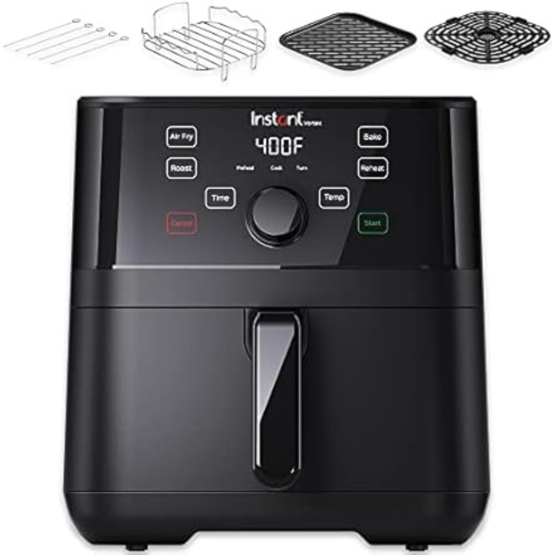 5.7-Qt Instant Pot Vortex 4-in-1 Programmable Air Fryer Oven w/ Accessories