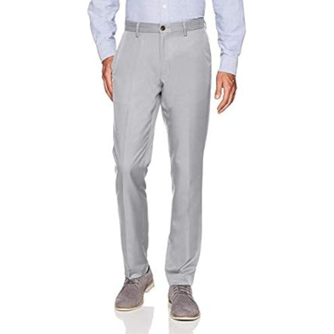 Amazon Essentials Men's Slim-Fit Flat-Front Dress Pant