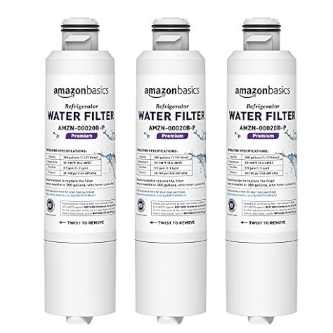 3-Pack Amazon Basics Samsung DA29-00020B Refrigerator Water Filter