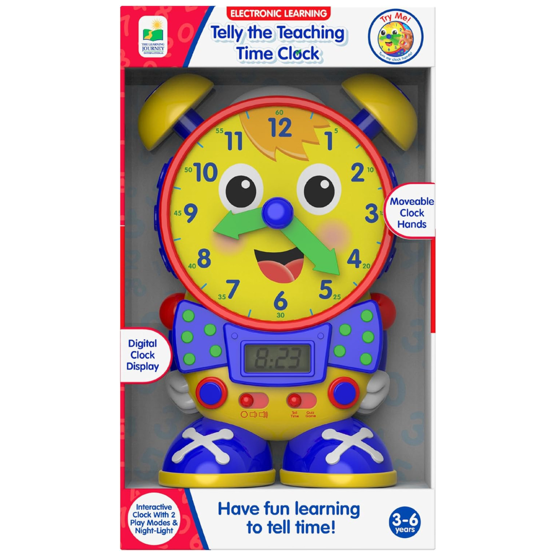 The Learning Journey Telly the Teaching Time Clock Electronic Game