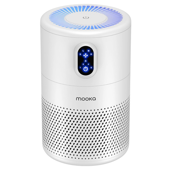 Mooka up to 1076ft H13 True Hepa Air Purifier With Night Light