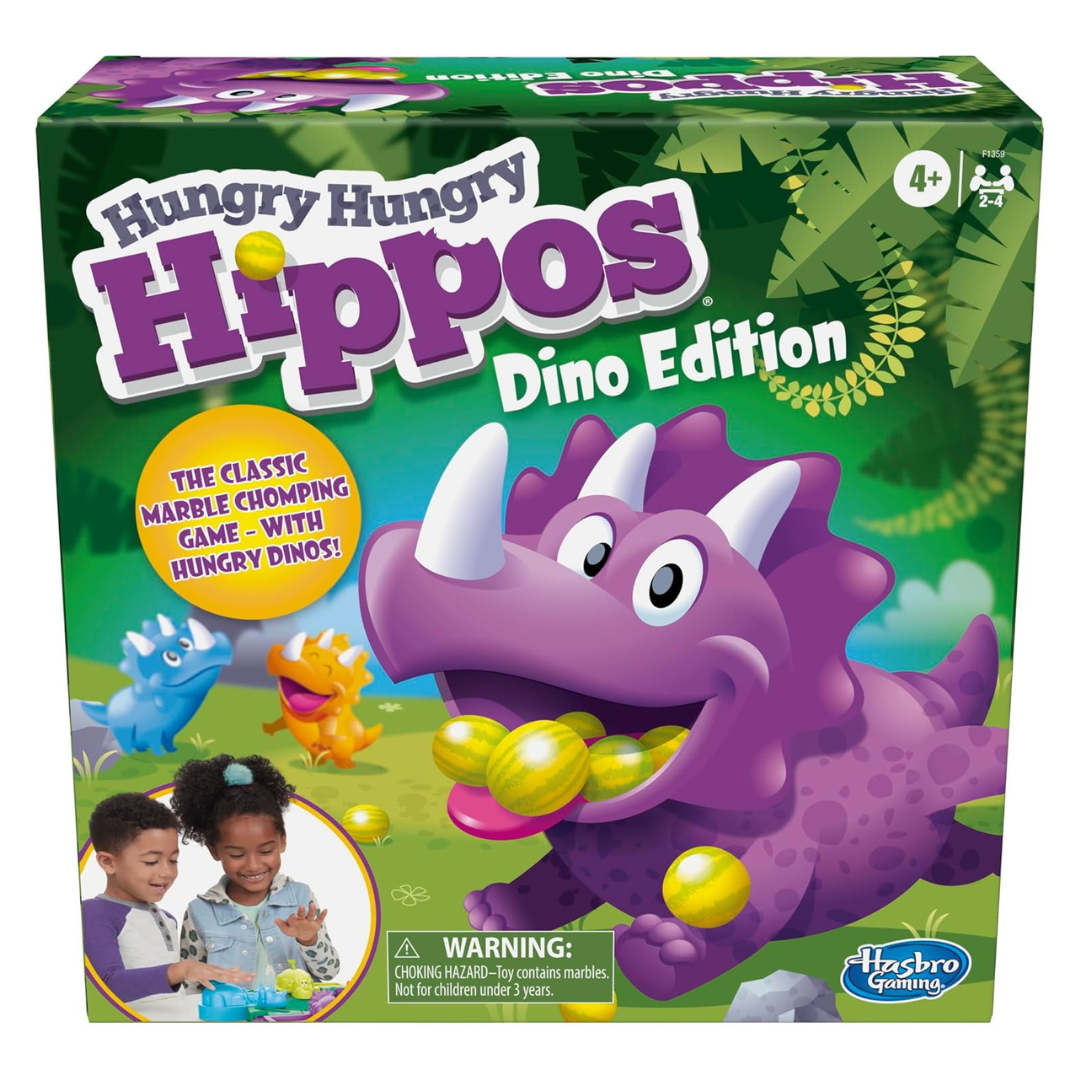 Hasbro Gaming Hungry Hungry Hippos Dino Edition Board Game