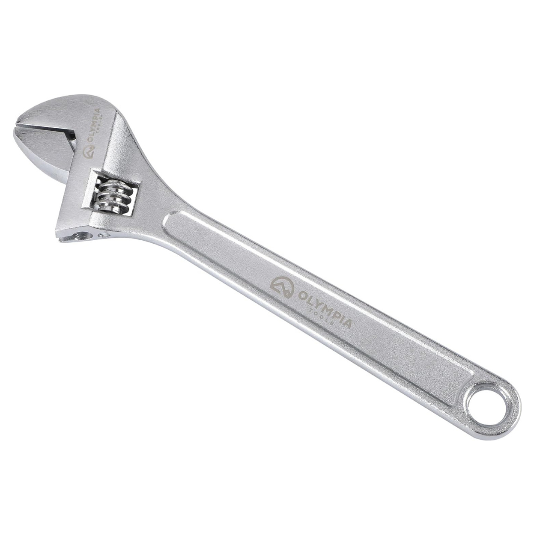 10" Olympia Tools Heavy Duty Drop Forged Steel Adjustable Wrench