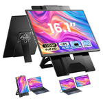 16.1" Laptop Monitor Extender 1200P FHD Portable Rotating Stand