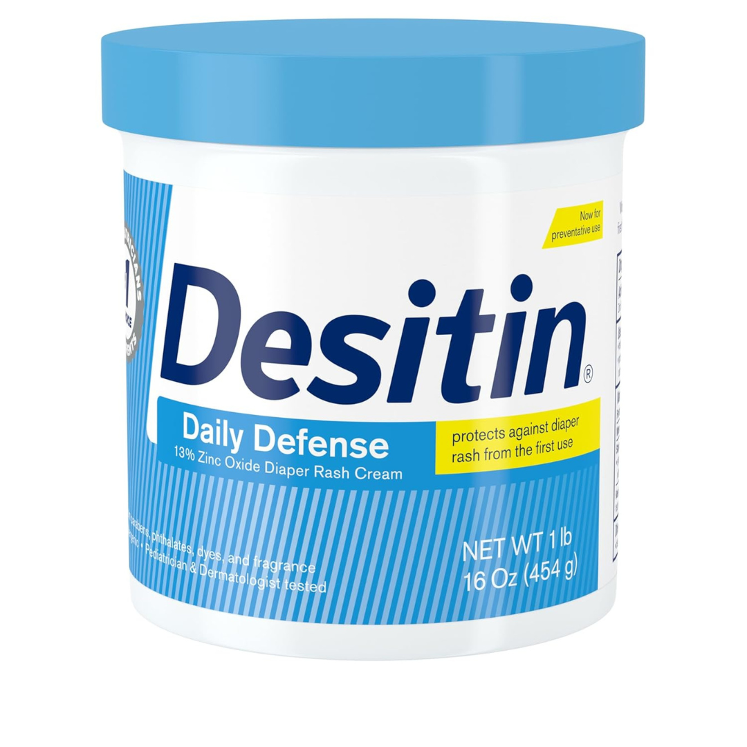 16oz Desitin Daily Defense 13% Zinc Oxide Baby Diaper Rash Cream