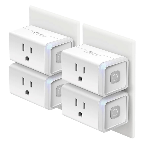 4-Pack TP-Link Kasa Alexa Compatible Smart WiFi Outlet Plugs