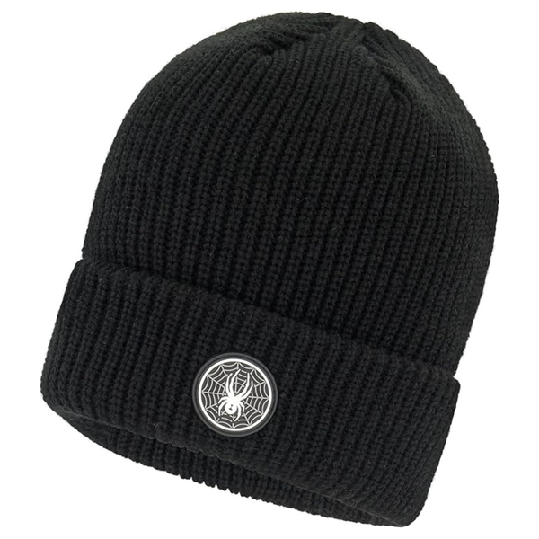 Spyder Men's Fleece Lined Cuff Logo Beanie