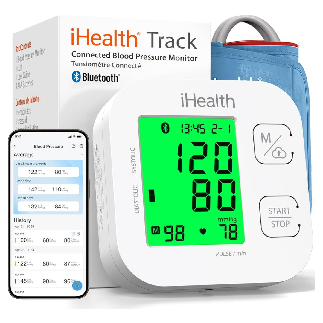 iHealth Wireless Smart Blood Pressure Monitor With Cuff