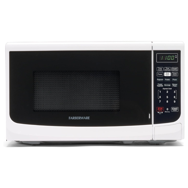 Farberware 700W 0.7 Cu. Ft. Countertop Microwave Oven (White)
