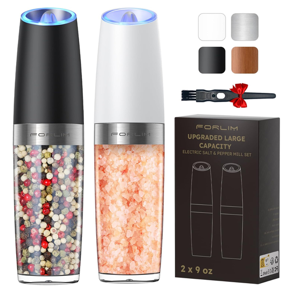 9 Oz Forlim Electric Salt And Pepper Grinder Set