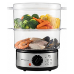 5 Quart FS62S 2 Tier 400W Electric Food Stackable Steam Cooker