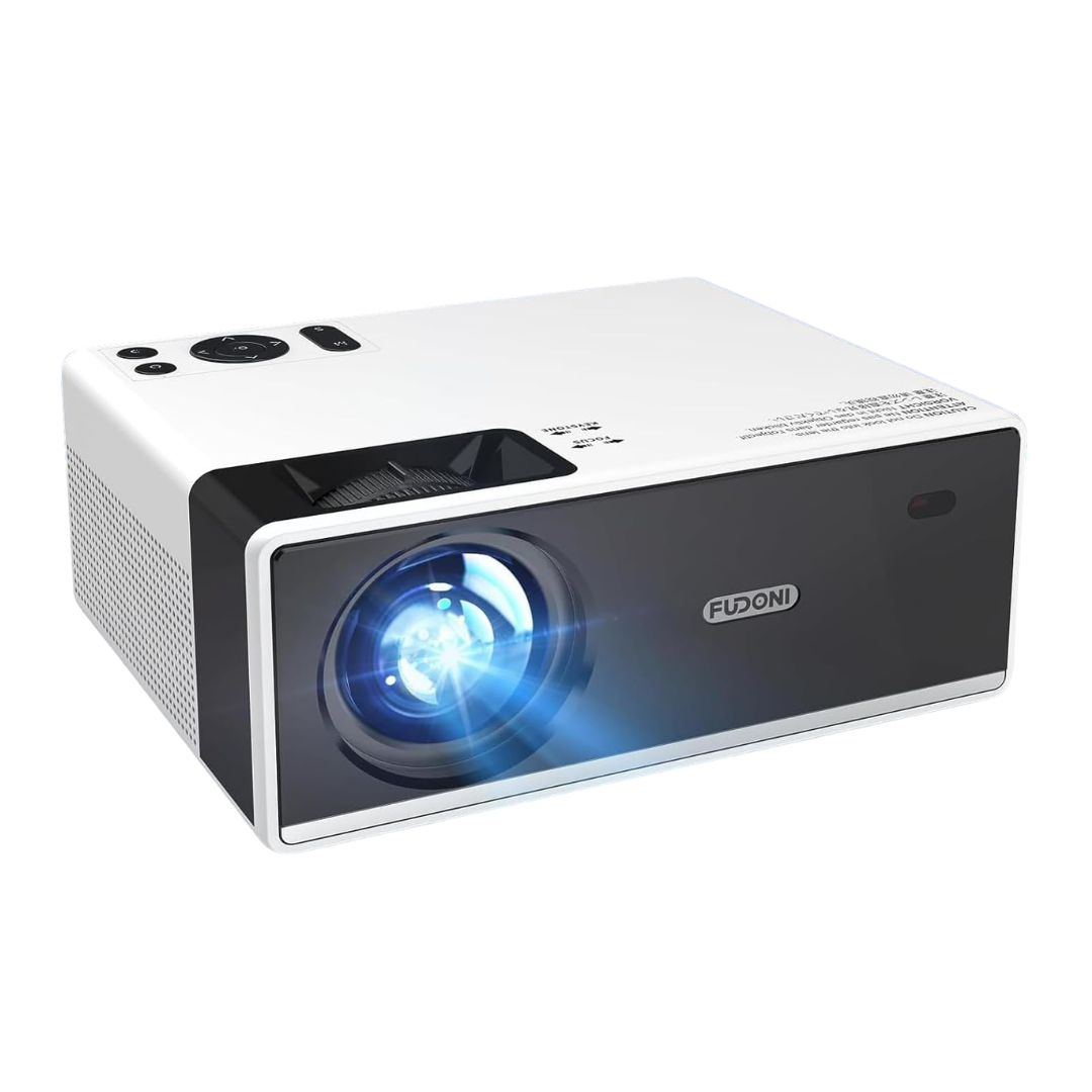 Fudoni 2023 Upgraded 400 ANSI-Lumens Home Theater Projector