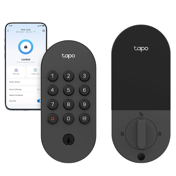 Tapo Smart Wi-Fi Deadbolt Door Lock With In-App Monitoring