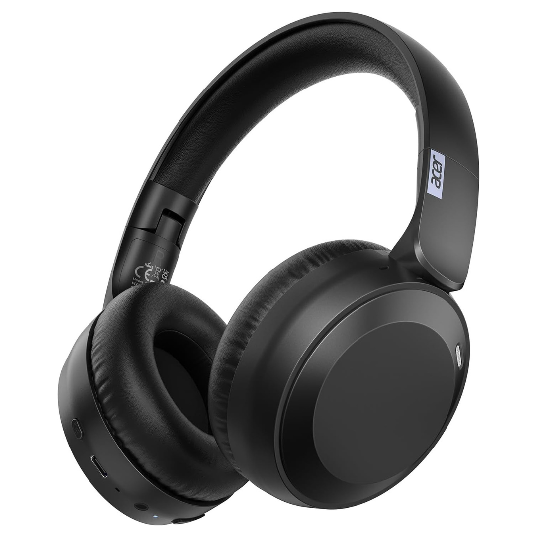 Acer Wireless Bluetooth Headphones With 40mm Drivers (Black)