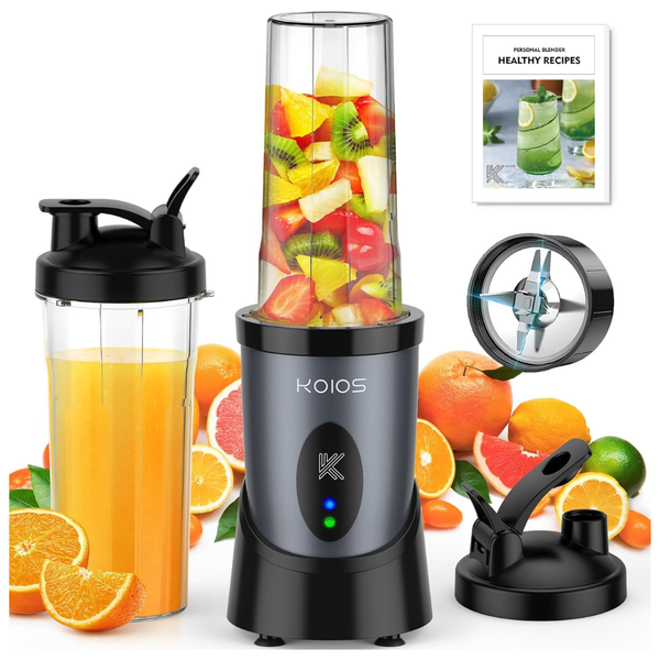 Koios 900W Personal Smoothie Blender With Two 22 Oz Cups