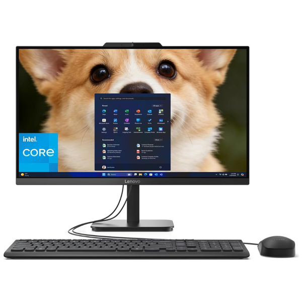 Lenovo AIO 24" FHD Desktop (N100 / 8GB RAM / 512GB SSD)