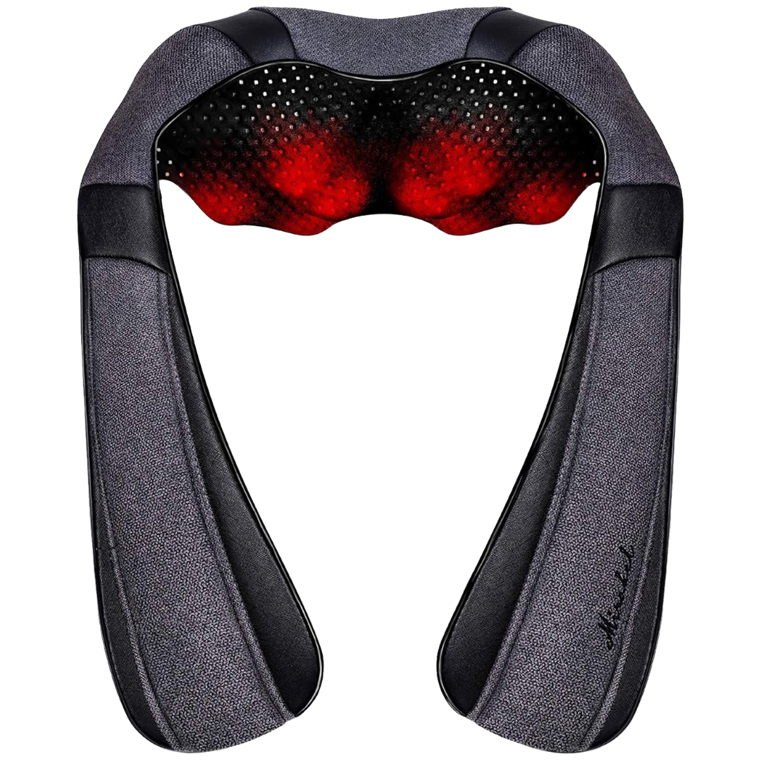 Mirakel Deep Tissue Shiatsu Neck & Back Electric Massager W/ Heat