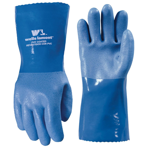 Wells Lamont Heavy Duty Rubber Gloves with PVC Coating