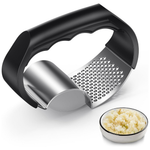 Generic 2-in-1 Stainless Steel Garlic Crusher