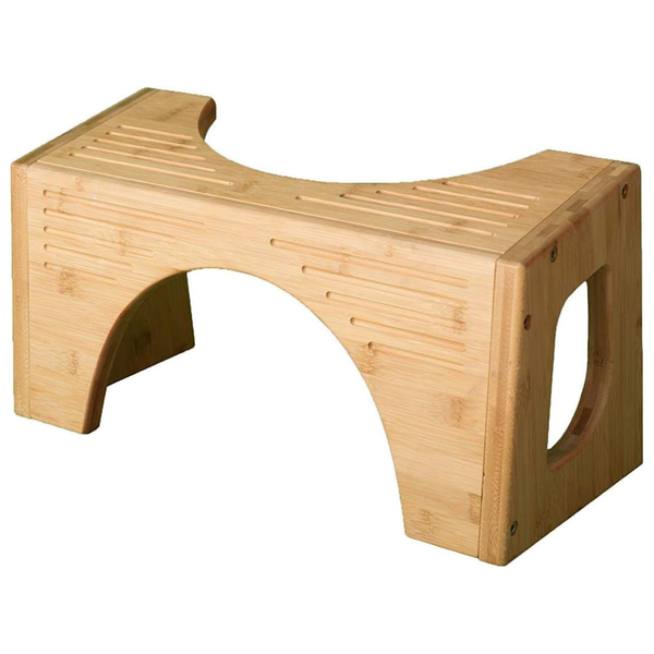 Squatty Potty 7"/9" 2-in-1 The Original Bamboo Flip Toilet Stool