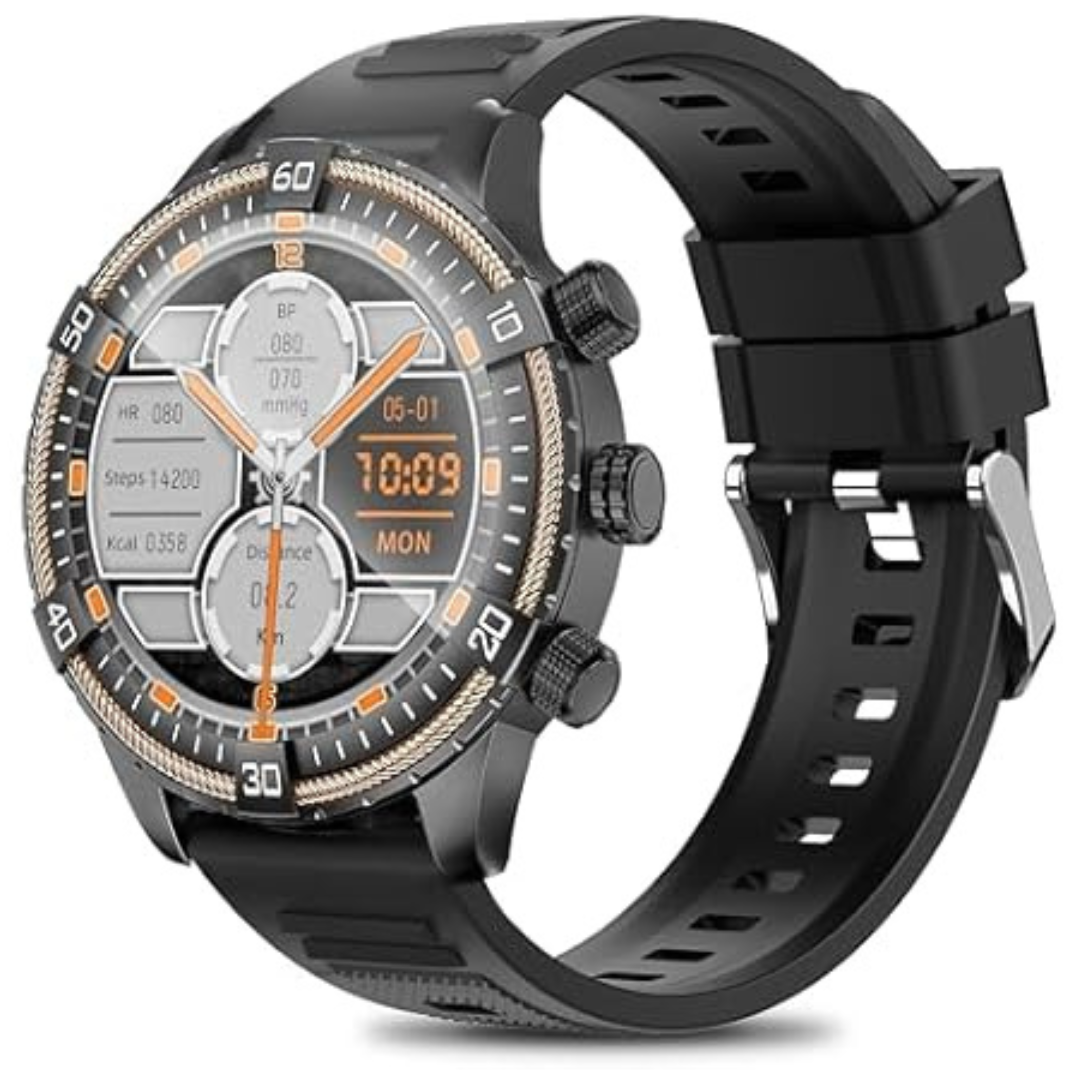 1.43" Amoled Display Fitness Tracker Smart Watch w/ & iOS