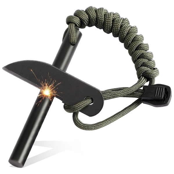 4" Flint and Steel Ferro Rod Magnesium Fire Starter
