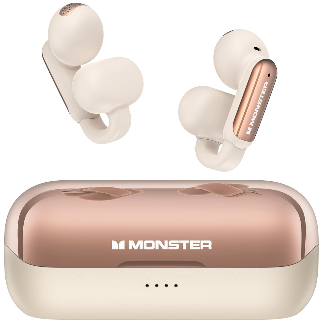 Monster AC601 Open-Ear Bluetooth Clip-On Earbuds