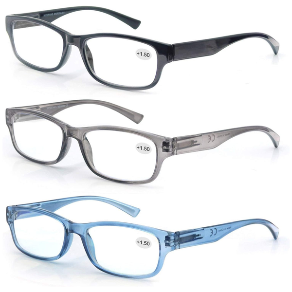 Set of 3 Mixed Colors of Reading Glasses