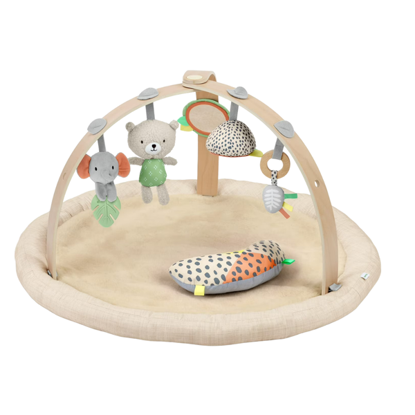 Ingenuity Every Season Plush Lambswool Baby Play Gym And Play Mat