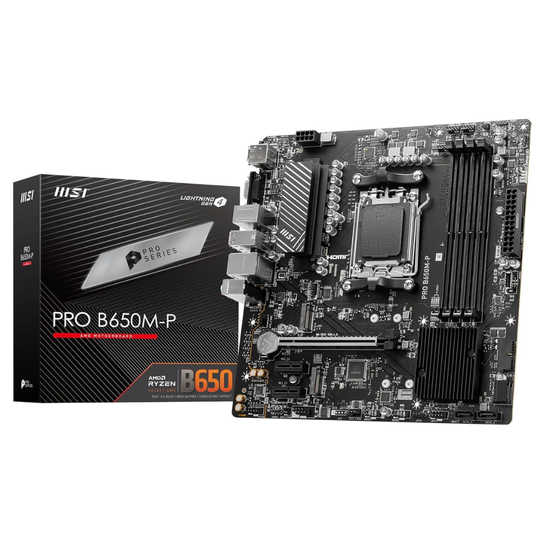 MSI PRO B650M-P V1 AMD Ryzen Micro-ATX Motherboard