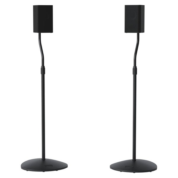 Pair Of Height Adjustable Speaker Stands (Extends 28"To 38")