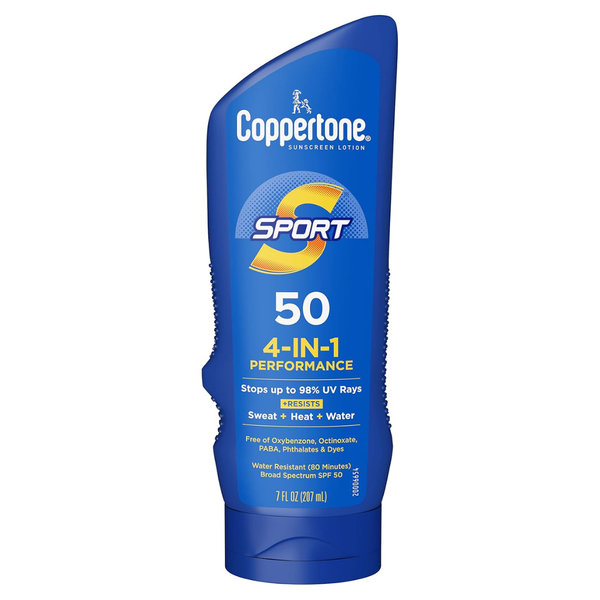 7-Oz Coppertone SPORT Broad Spectrum SPF 50 Sunscreen Lotion