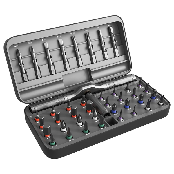 42-In-1 Magnetic Ratchet Screwdriver & Hex Set