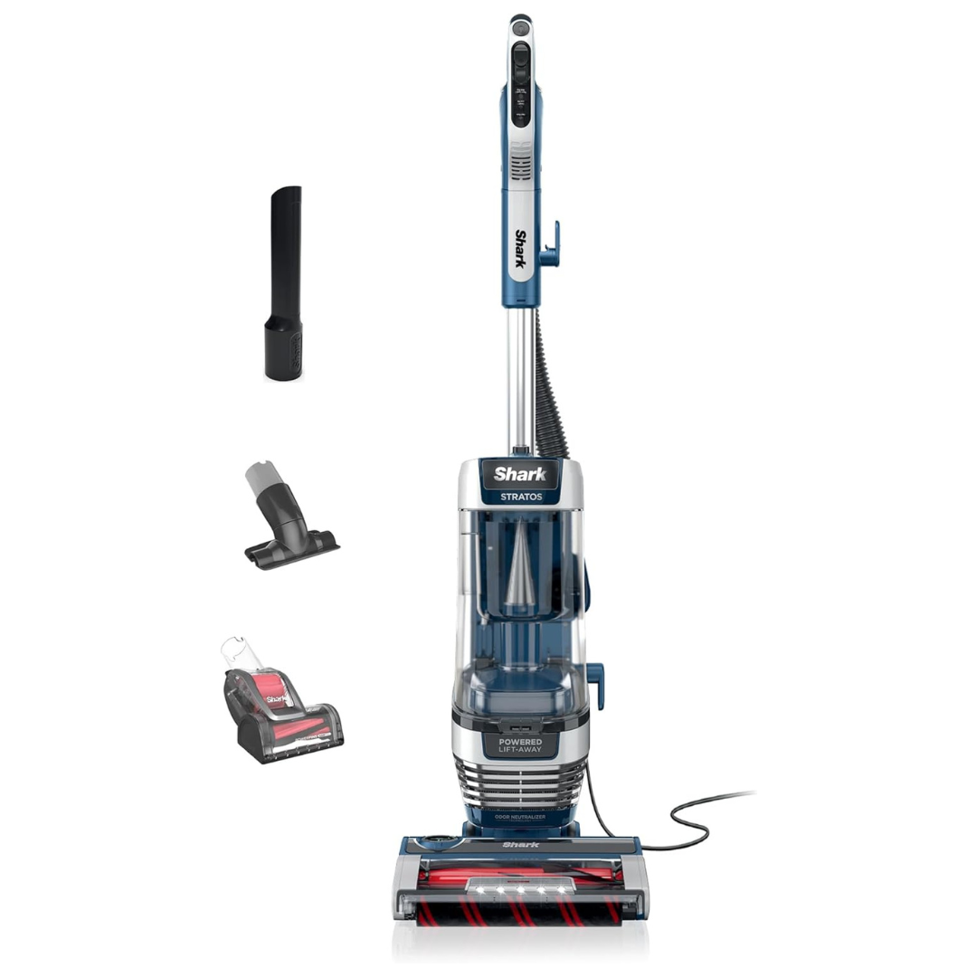 Shark Stratos Upright Vacuum with DuoClean PowerFins & HairPro (AZ3002)