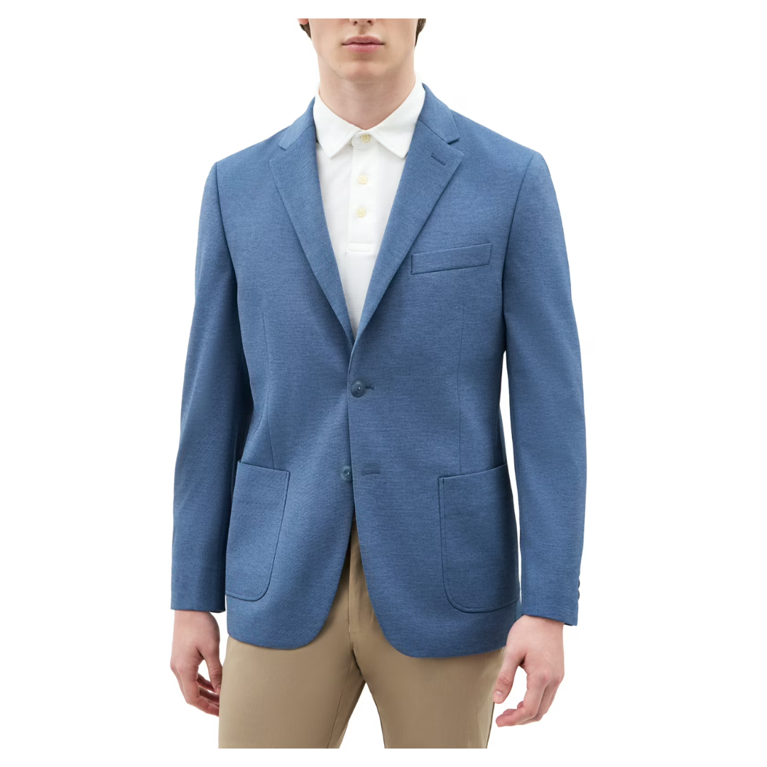Chaps Men's Knit Blazer (Light Blue)