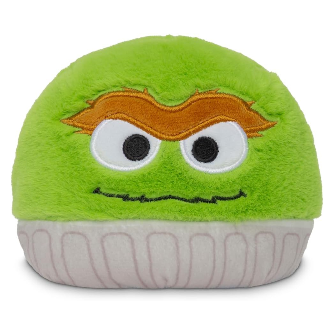 4" Oscar The Grouch & Grover Reversible Plush Toy