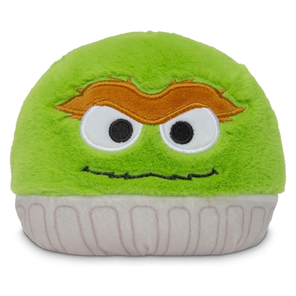 4" Oscar The Grouch & Grover Reversible Plush Toy
