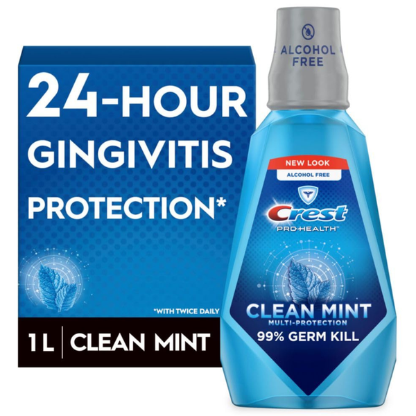 33.8-Oz Crest Pro-Health Multi-Protection Mouthwash (Clean Mint)