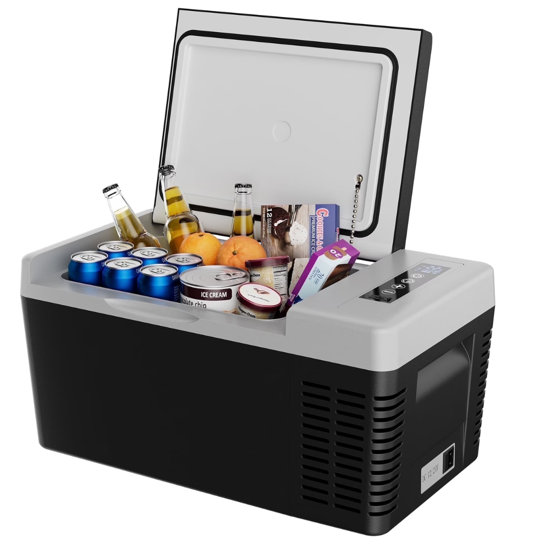 Simzlife 12V 19QT(18L) Portable Car Refrigerator