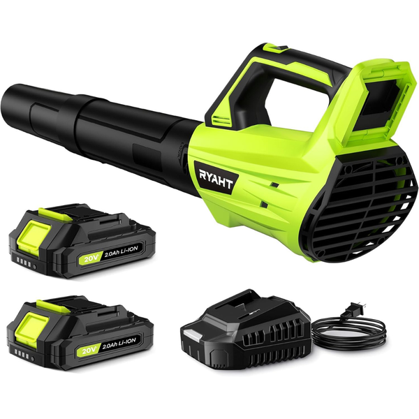 RYAHT Leaf Blower Cordless with Battery and Charger