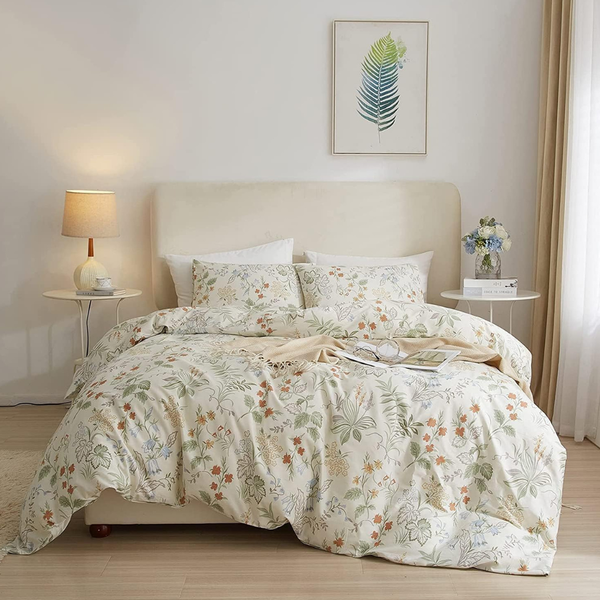 Duvet Cover Full Size Cotton Garden Bedding Sets