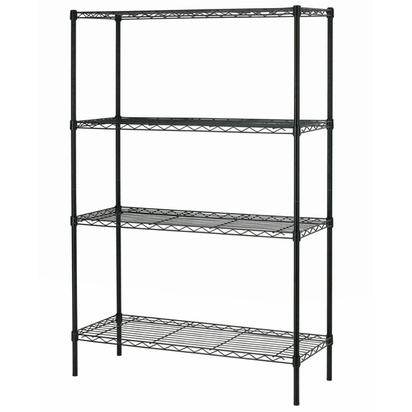 BestOffice 4-Shelf Metal Wire Storage Rack (54"x36"x14")